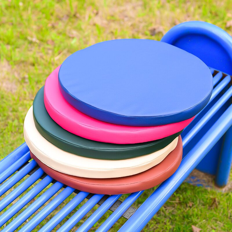 Showy Portable Square Round Hexagonal Cushion Chair Cushion Modern Simple Style Outdoor Picnic Camping Portable Cushion