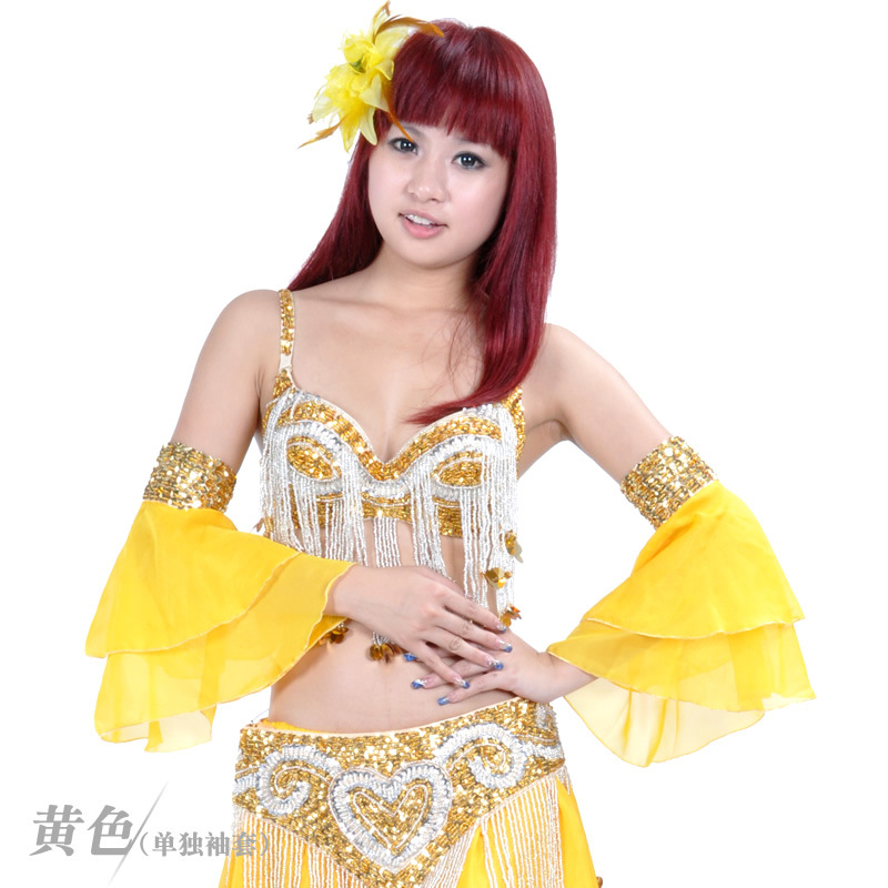 Picture of Double-Layer Sleeves, Belly Dance Swing Sleeves, Beaded Embroidery Sleeves, Watch Performance Costumes, Sleeves, Source Factory Direct Sales