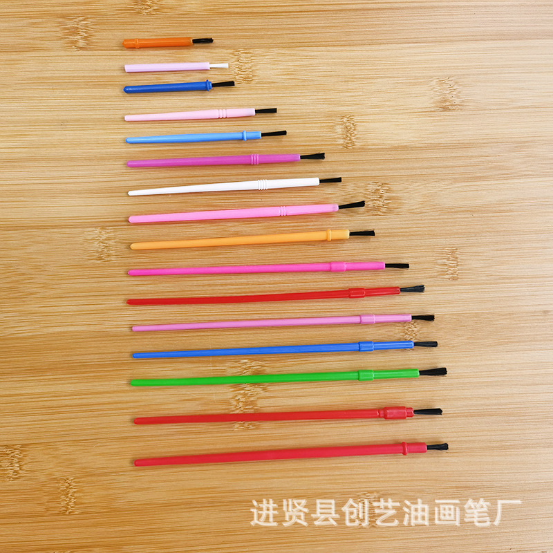 Picture of All plastic brush 4.8cm-16.5cm children's DIY brush brush brush paint pen