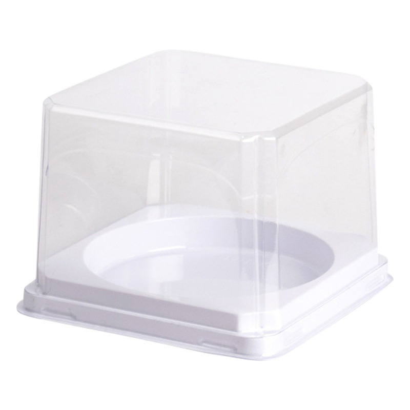 4/5/6 inch lasagna cake packing box tiramisu transparent packing box dessert mousse baking blister box
