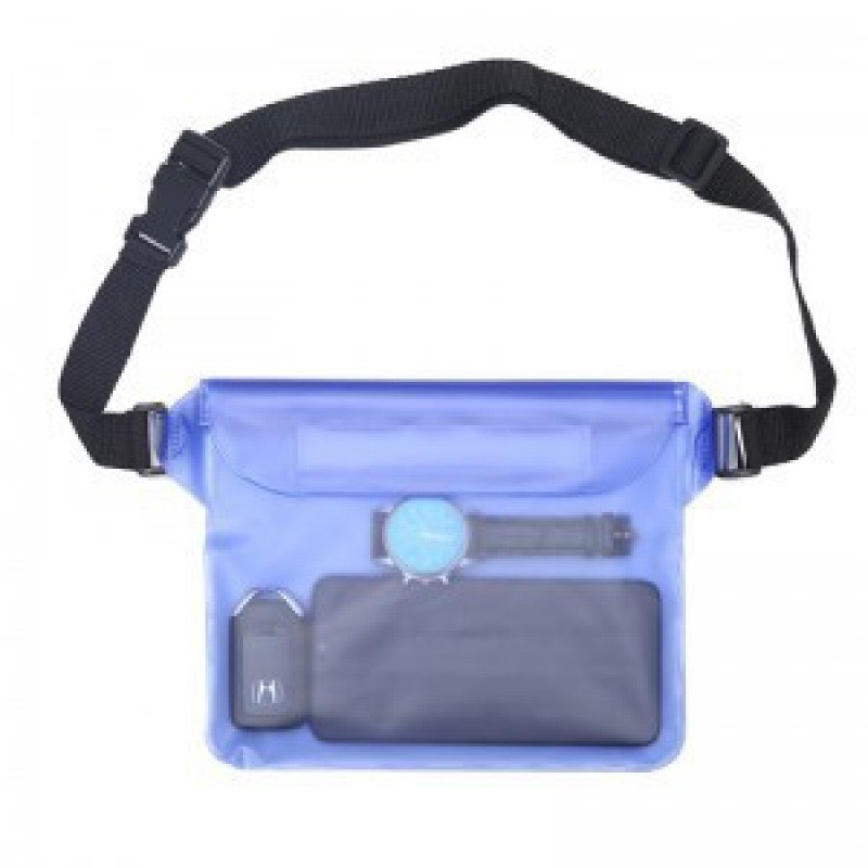 Picture of Cross-border large mobile phone waterproof bag drifting diagonal waterproof waist bag swimming pvc sealed mobile phone case transparent