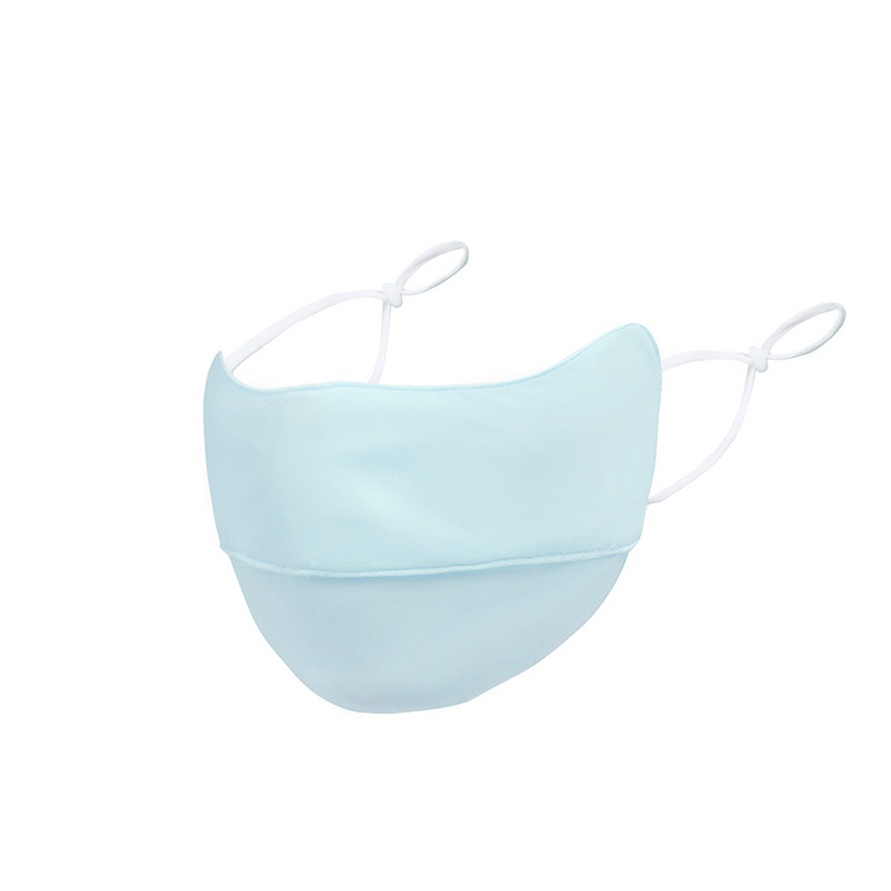Picture of Mask Women's Sunscreen High Color Value UV Protection Summer Sunshade Breathable Full Face Eye Protection Angle Mask Ice Silk 3D Stereo