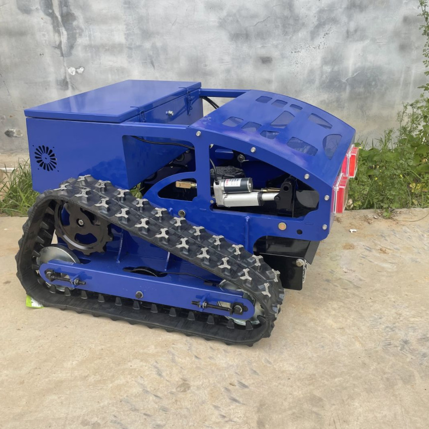 Garden machinery mower crawler garden lawn dam waste grass self-walking mower remote control mower