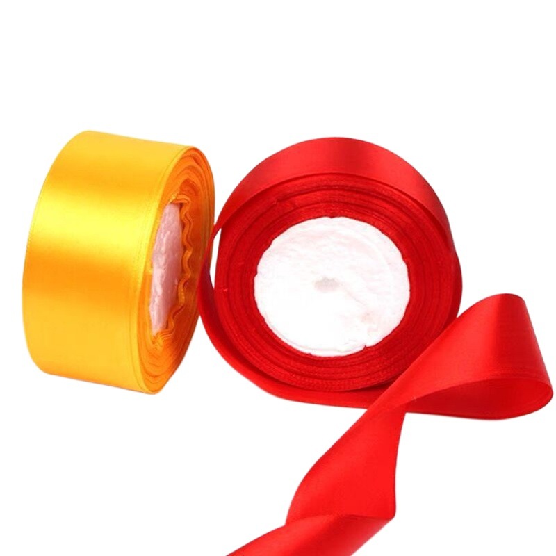 4CM Ribbon Floriculture Flower Gift Packaging Ribbon Flower Material Handmade DIY Cake Baking Ribbon Gift Box Decoration