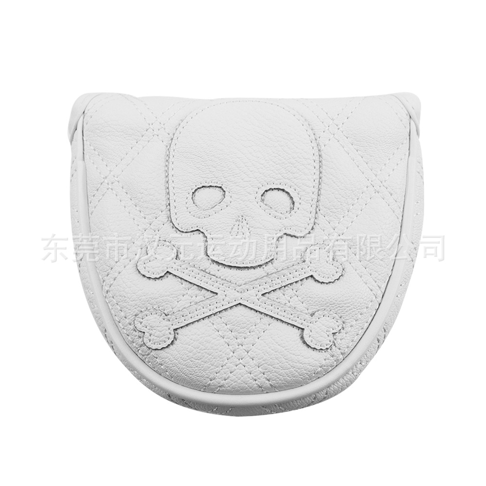 Picture of Manufacturers new golf pole cover wooden pole cover head cover hat cover skull push pole cover sports outdoor protective hat cover