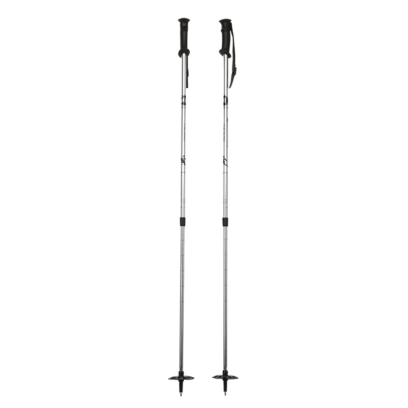 Picture of Double-Board Snowball Fight Retractable and Adjustable Multi-Functional Aluminum Alloy Cane Universal Equipment for Adults and Children Professional Ski Poles