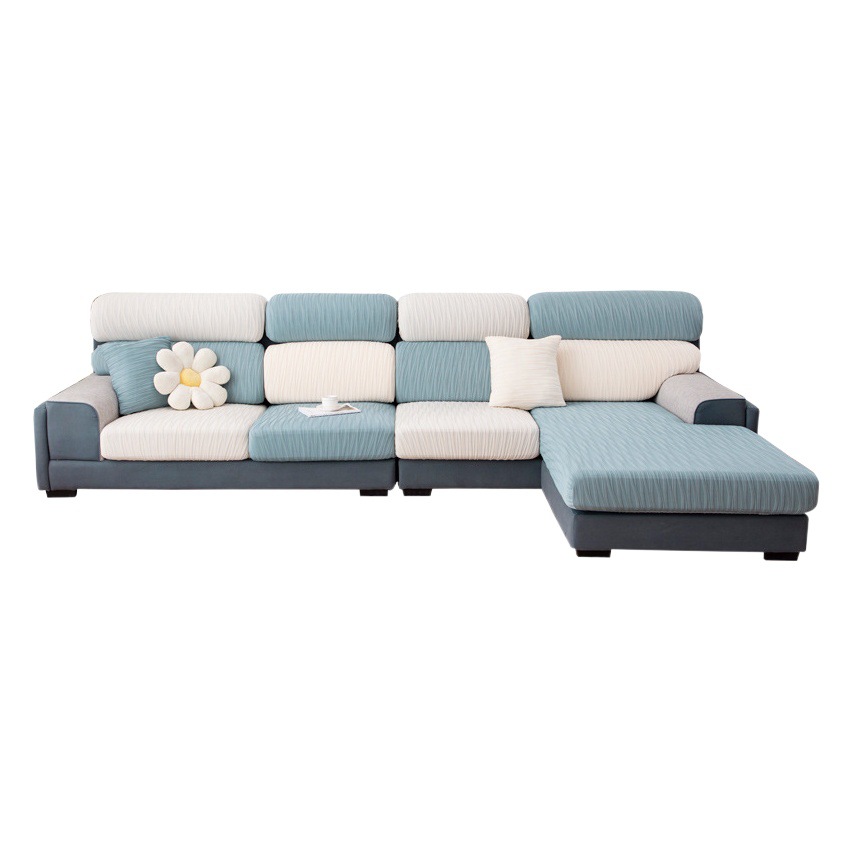 Sofa Cover All-Inclusive Universal Cover No Need to Measure Universal Summer Ice Silk Cool Sofa Cover All-In-One Sofa Cover