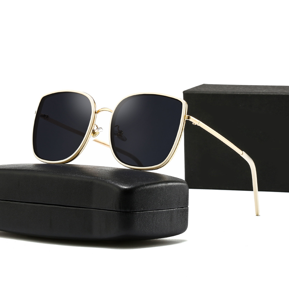 Picture of Hot-Selling New Gm Sunglasses for Women, High-End, Anti-Uv, Big Face, Slimming Look Sunglasses, Men's Driving Polarized Glasses