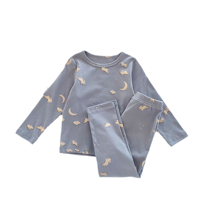 Picture of Children's Pajamas, Baby Autumn Clothes and Long Trousers, Kidsren's Home Clothes, Category a Pure Cotton Pajamas for Boys and Girls, Boys' Home Clothes
