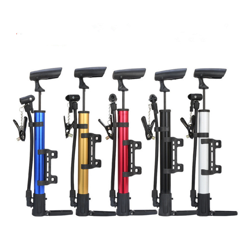 Manufacturer Supplies Mini Aluminum Pump, Manual Portable Mountain Bike Inflatable Pump, Cycling Car Inflatable Pump