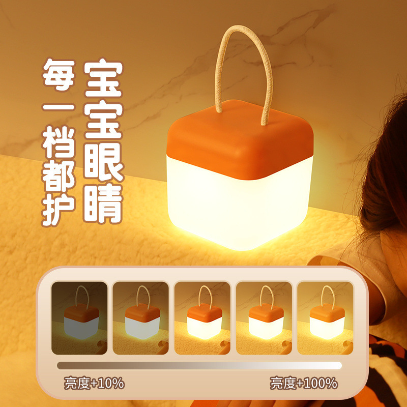 Picture of Night light charging student dormitory bed with bedside study desk lamp hanging hanging portable