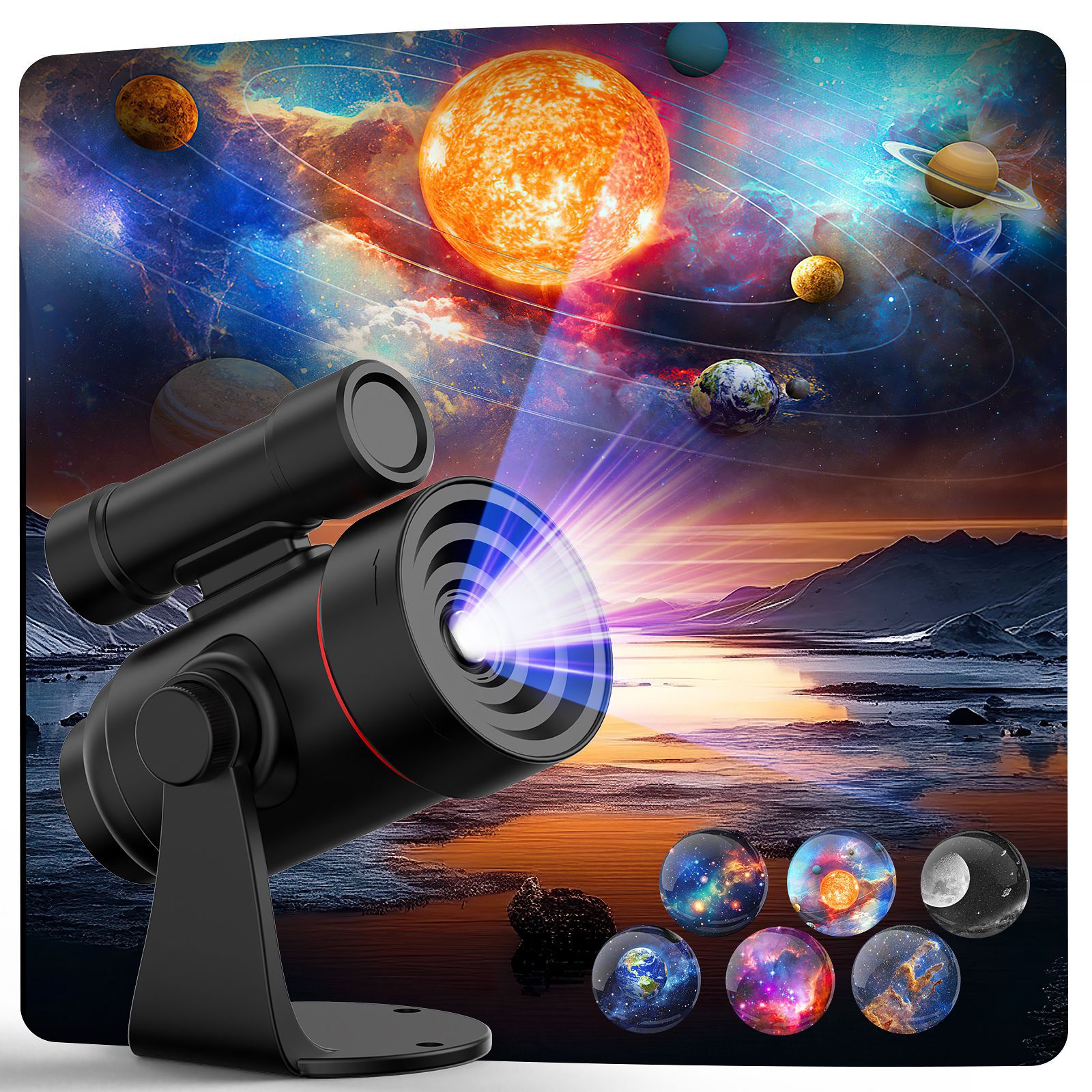 Amazon's Hot-Selling Focusing Galaxy Projection Lamp Wall Corridor Bedroom Staircase Projection Picture Night Light