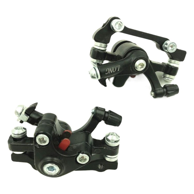 Mountain bike road car folding car disc brake aluminum alloy mechanical disc brake disc brake disc clamp factory wholesale
