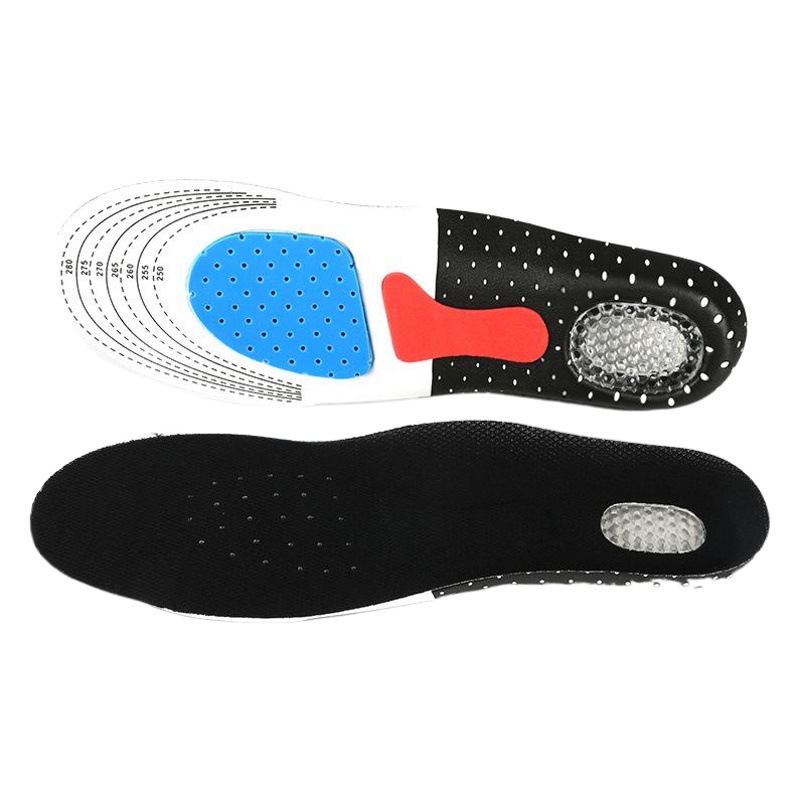 Wholesale Sports Insoles for Men and Women Sweat-Absorbent Mesh Spring and Summer Comfortable Breathable Shock-Absorbing Basketball Football Running Military Training Insoles