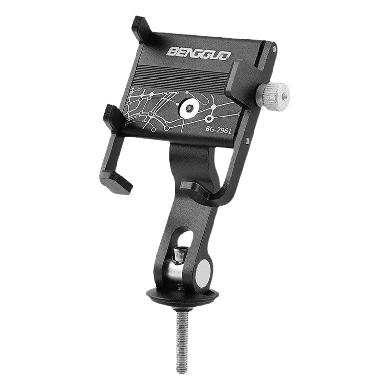 2023 new bicycle mobile phone bracket aluminum alloy handle cover bracket riding navigation mobile phone holder accessories wholesale