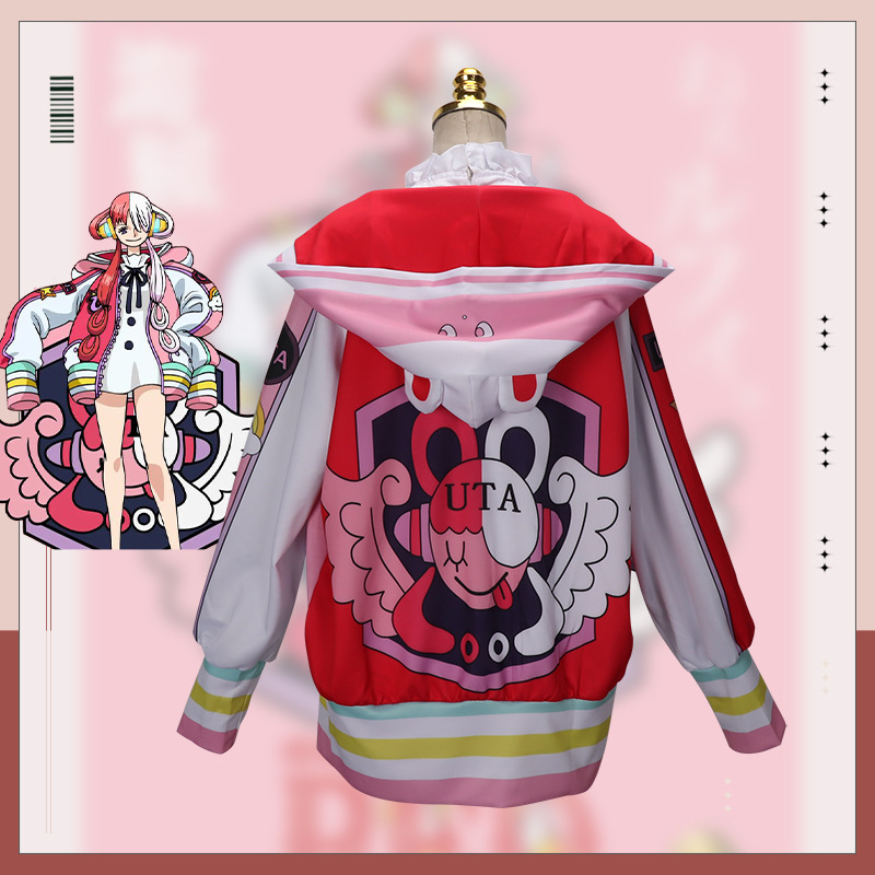 Picture of One Piece cos Suit One Piece RED Theater Edition World Song Ji UTA UTA cosplay Coat