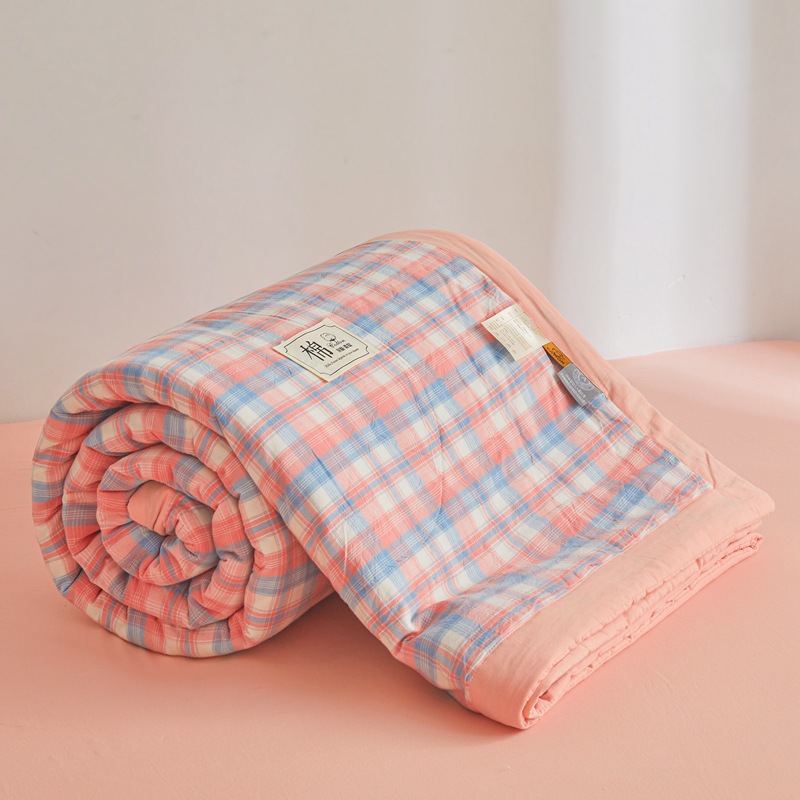 Picture of Class A Maternal and Infant Grade Non-printed Summer Quilt Xinjiang Cotton Air-conditioning Quilt Core Machine Washable Summer Cool Quilt Summer Thin Quilt