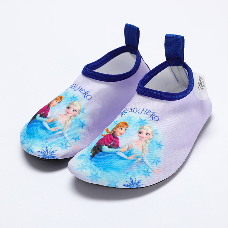 Picture of New Disney Children's Beach Shoes Non-slip Anti-cut Swimming Tracing Soft Shoes Baby Wading Diving Shoes 0-7 Years Old