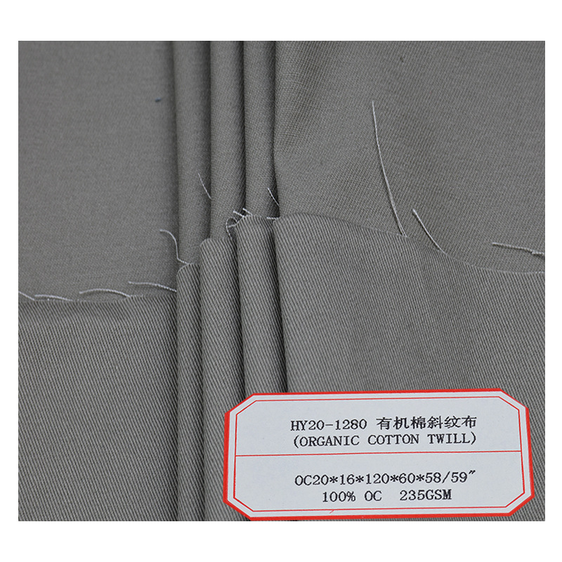 organic cotton fabric organic cotton twill cotton shirt suit children's clothing fabric