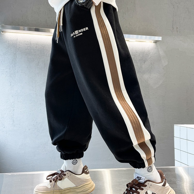 Boys' pants 2023 spring new children's overalls spring casual pants spring and autumn middle and big children boys' children's clothing