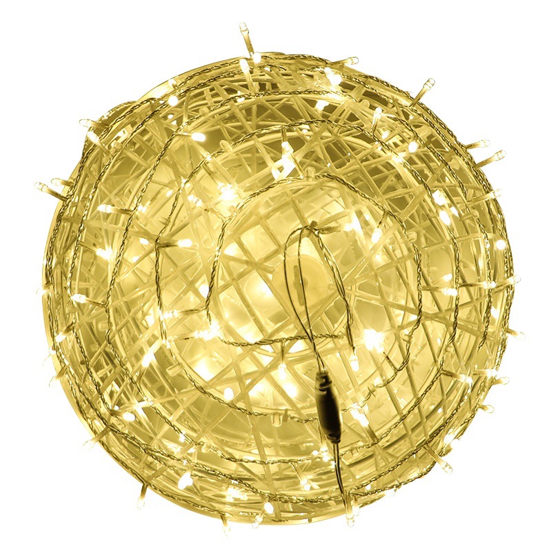 led rattan ball lamp outdoor waterproof hanging tree landscape lamp Garden ball lamp Christmas Street decorative lamp