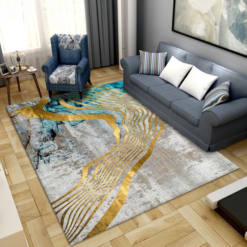 Picture of Home Carpet Simple Nordic ins Style Office Carpet Full Bed Floor Mat Bedroom Living Room Carpet Floor Mat