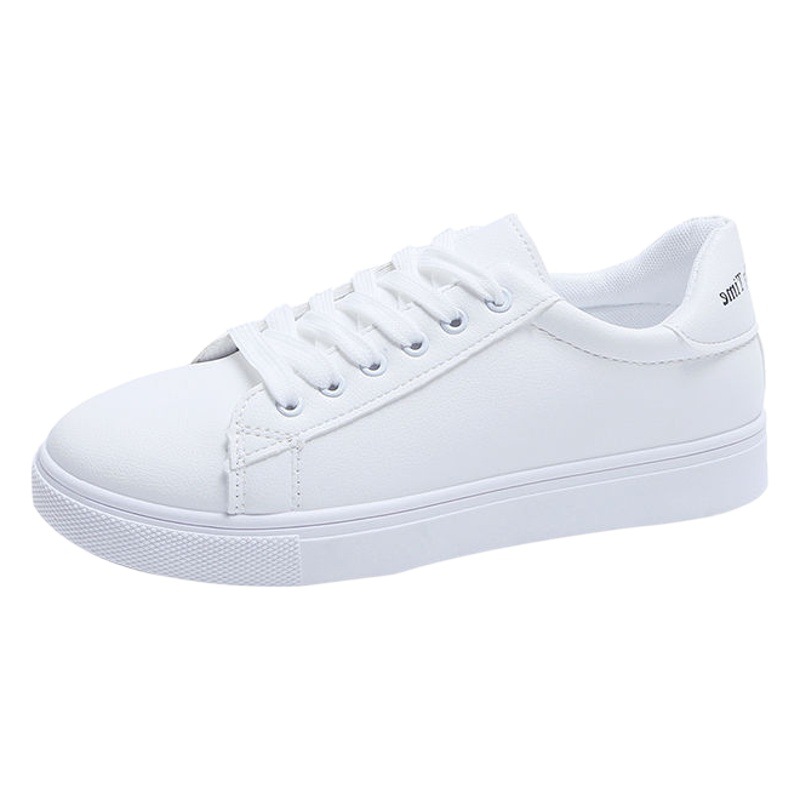 Internet celebrity white shoes for women 2022 new fashion Korean style street shooting students flat western style skinny women's shoes board shoes