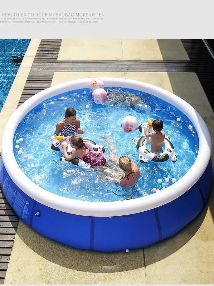 Inflatable Swimming Pool Household Baby Children Indoor and Outdoor Baby Folding Thickened Adult Children Super Large Model Play Pool