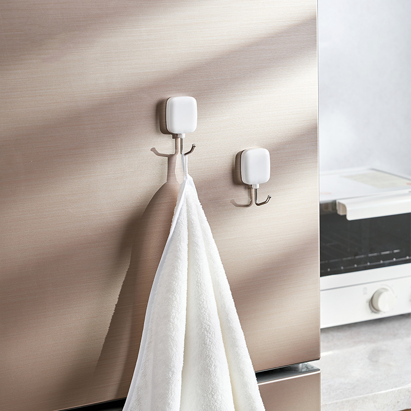 Japan KM refrigerator magnet hook magnetic kitchen range hood non-punching strong magnetic force seamless storage hook