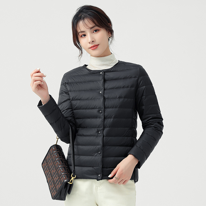 Picture of Autumn and winter 2024 new lightweight down jacket liner light thin fashion warm down jacket women's short