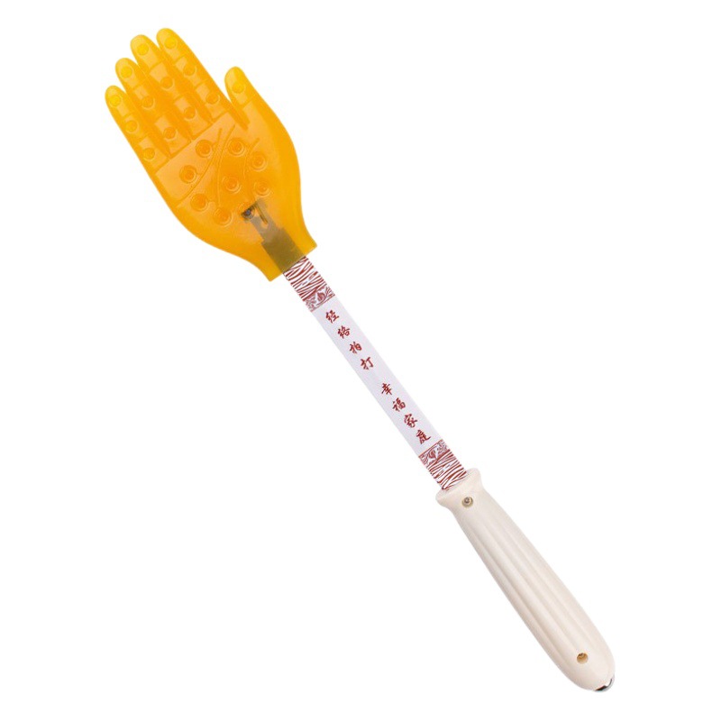 Small yellow beat health beat back fitness hammer meridian beat silicone fitness beat plastic massage hammer a generation of hair