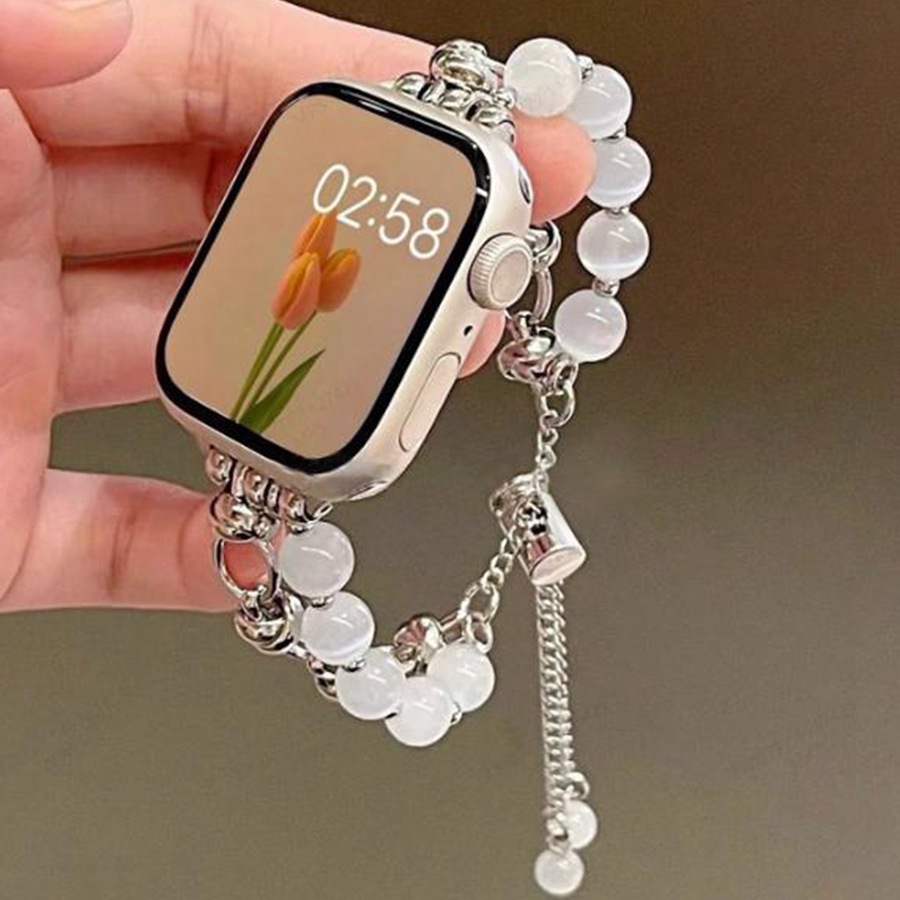 Suitable for Apple applewatchss9 Strap Tricolor Opals iwatch87654SE Strap Bracelet
