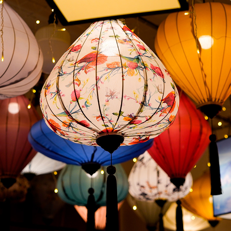 Picture of Mid-Autumn Festival Lantern ancient style decoration outdoor waterproof holiday atmosphere decorative lamp classical Chinese style antique lantern pendant