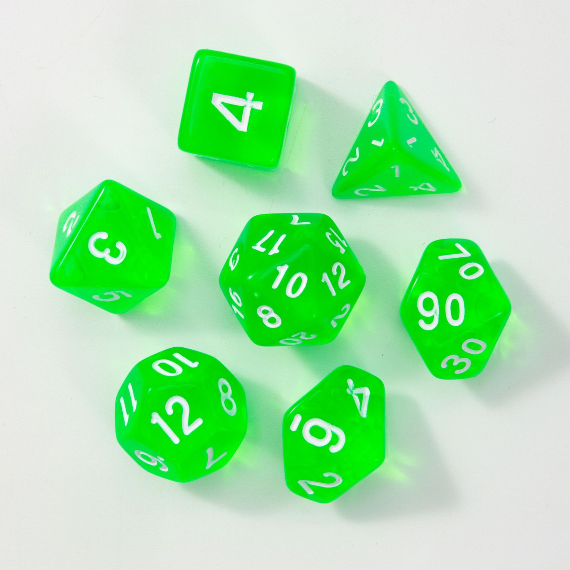 Picture of Multi-sided dice seven-piece Dungeons and Dragons table game dice DND sieve TRPG running group Amazon quick sale