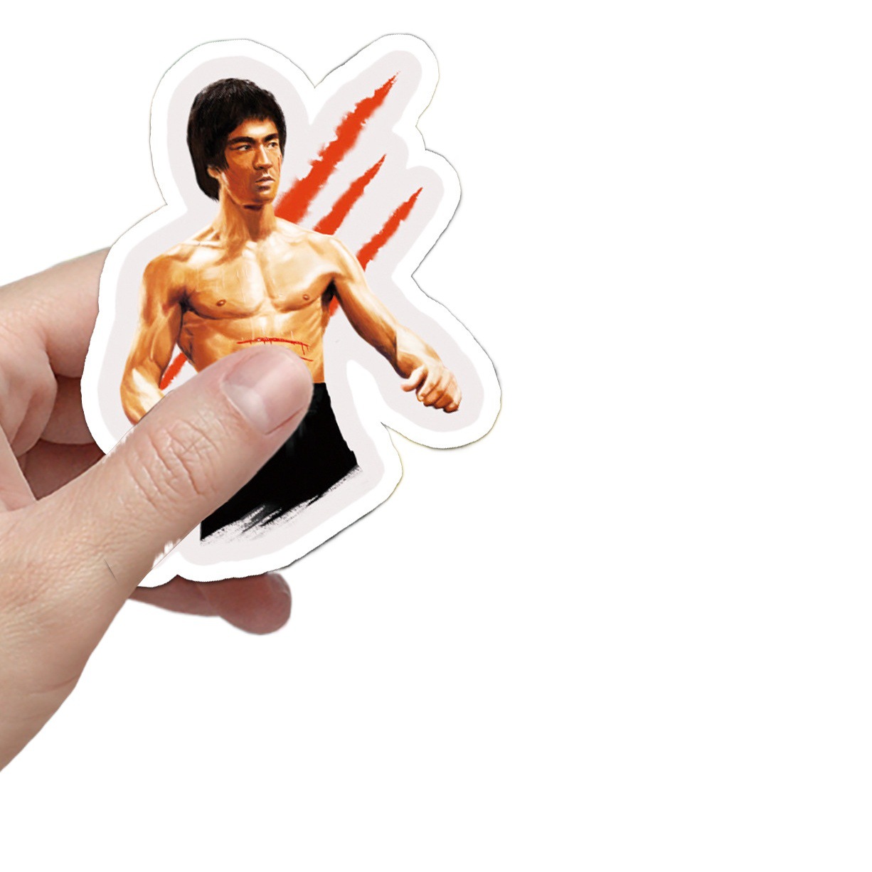 51 kung fu movie star Bruce Lee cross-border luggage scooter mobile phone laptop sticker