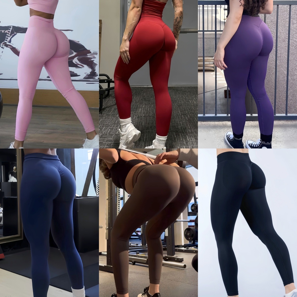 Hip King Cross-border Dyf Seamless Peach Hip Yoga Trousers Women's High Waist Fitness Training Sports Running Sexy