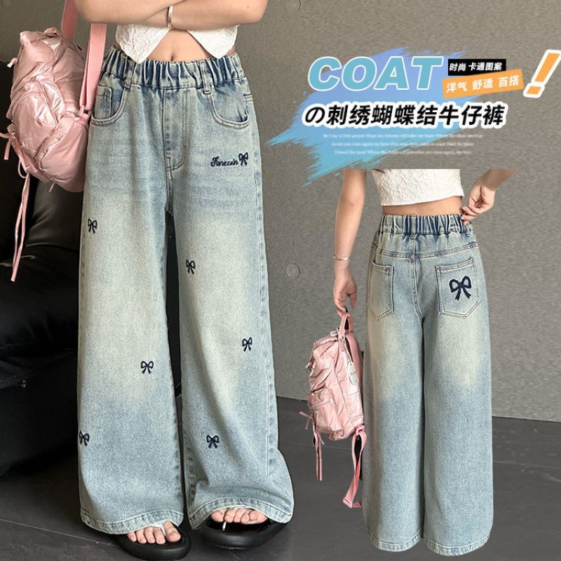 Picture of 2506 Bow Embroidered Jeans