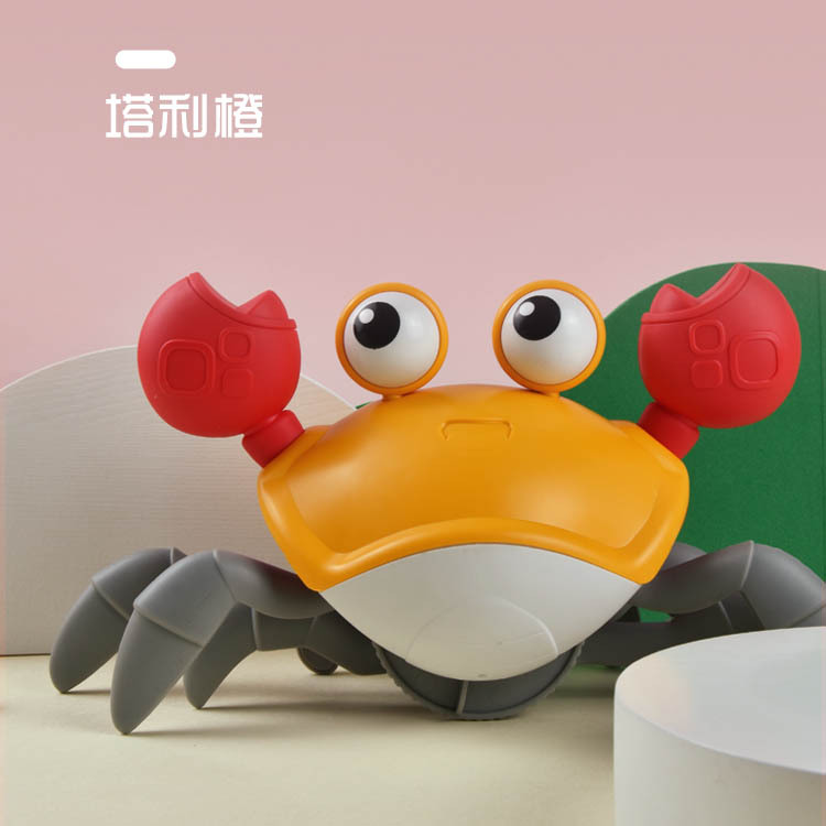Picture of TikTok Internet Celebrity Toy Crab Children's Induction Escape Obstacle Avoidance Electric Octopus Charging Sound and Light New Strange Toy