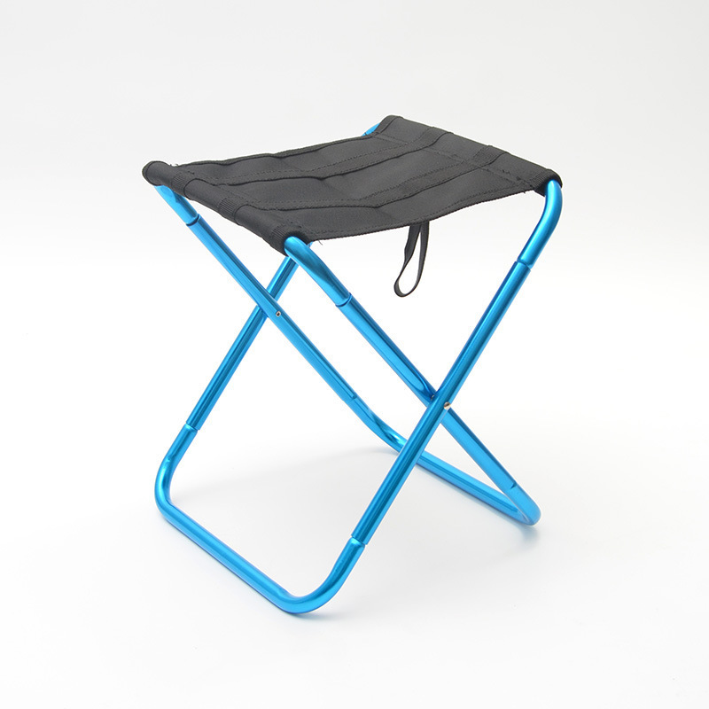 Picture of Cross-Border Outdoor Fishing Folding Stool, Mini Folding Stool, Aluminum Alloy Special Folding Chair with Backrest, Lightweight