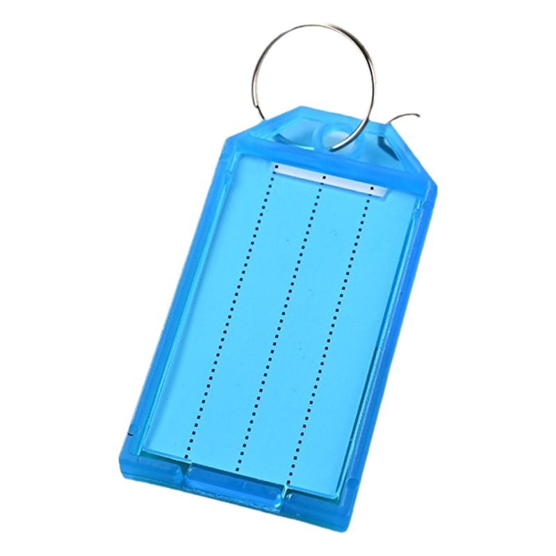 Plastic Key Plate Rental Color Number Plate Key Artifact Label Management Can Mark Plate Key Chain Key Ring