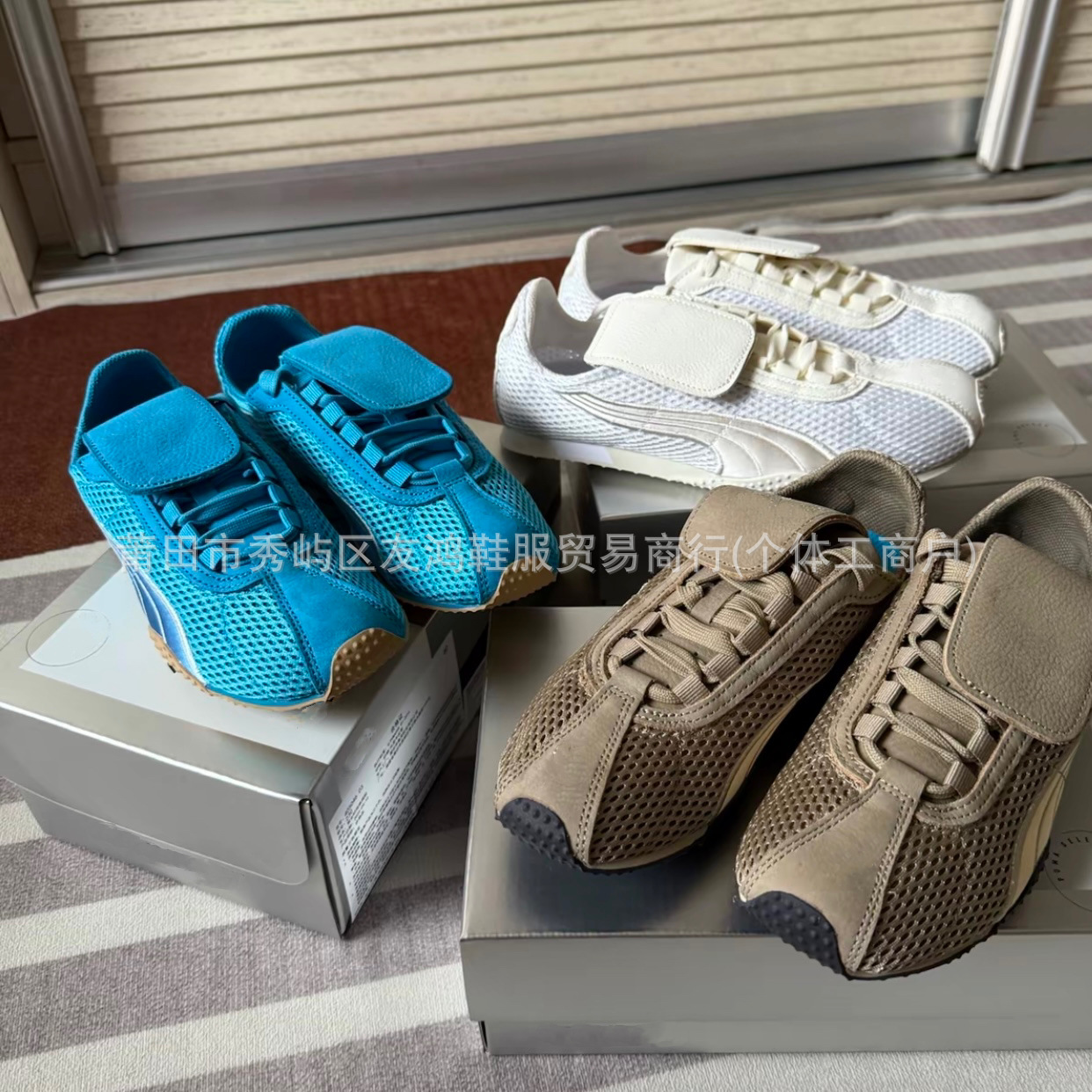 OPENYYXH-Street co-branded racing shoes are comfortable and wear-resistant, low-top thin-soled mesh sneakers are breathable
