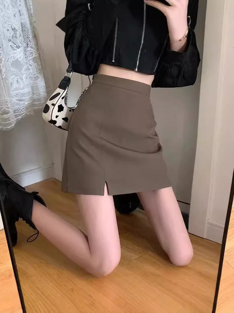 Small High Waist Black Korean Style Women's Academic Style Design Sense Jk plus size Fat Sister Slim A- line Pleated Skirt