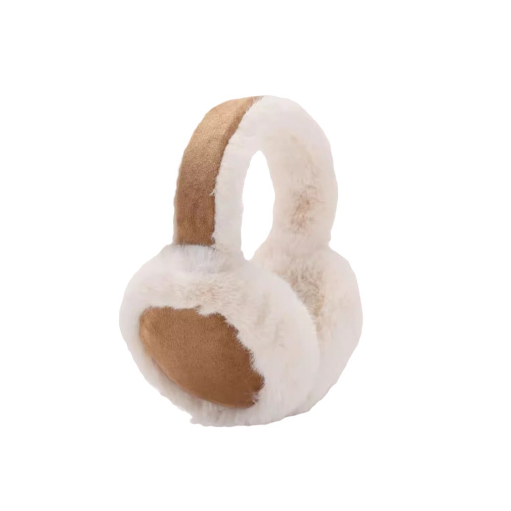 Picture of Winter New Earmuffs Women's Cold-proof Warm-keeping fleece-lined Windproof Outdoor Frozen Ear Plush Earmuffs Cute All-match Earmuffs
