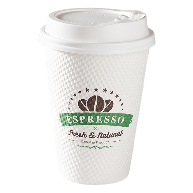 12oz 380ml automatic drop cup double cup heat insulation vending machine special box corn disposable paper cup