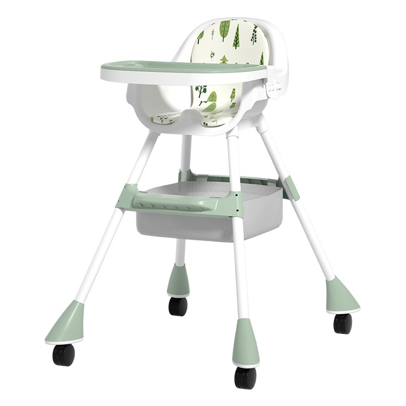Large Baby Dining Chair Children's Dining Chair Multifunctional Foldable Portable Baby Chair Dining Table Chair