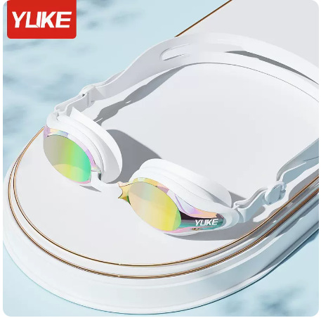 Picture of Swimming Goggles Swimming Goggles Equipment Men's High-Definition Anti-Fog Waterproof Myopia Diving Professional Swimming Cap Swimming Goggles Set