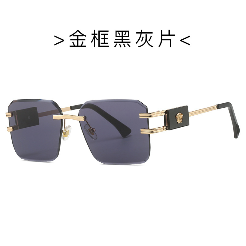Picture of New fashion head sunglasses 3025 European and American personality sunglasses men and women cross-border all-match rimless sunglasses