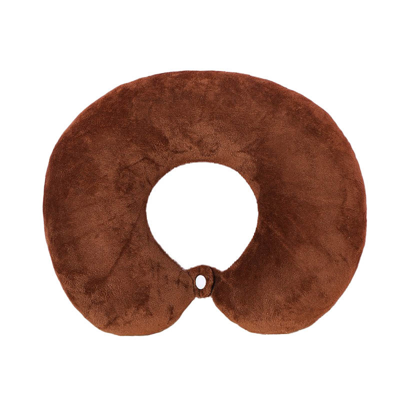 Picture of New PP cotton solid color U-shaped pillow headrest office nap pillow travel rest cervical pillow wholesale