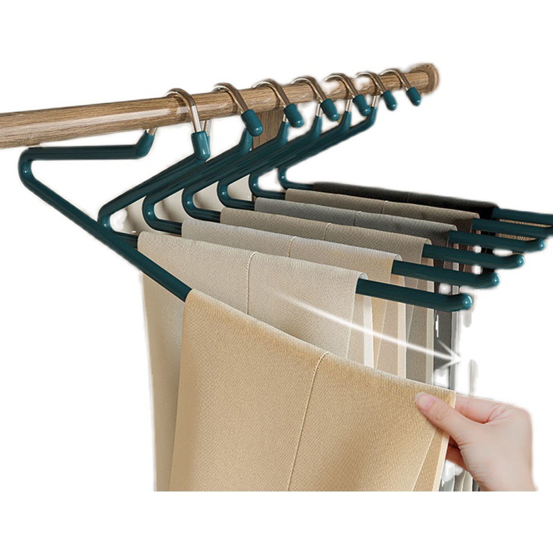 Picture of Non-Slip Goose-Shaped Clothes Hanger for Home Use, Goose-Shaped Pants Hanger, Pants Clip, Traceless Z-Shaped Design, Wholesale from Manufacturer, Creative