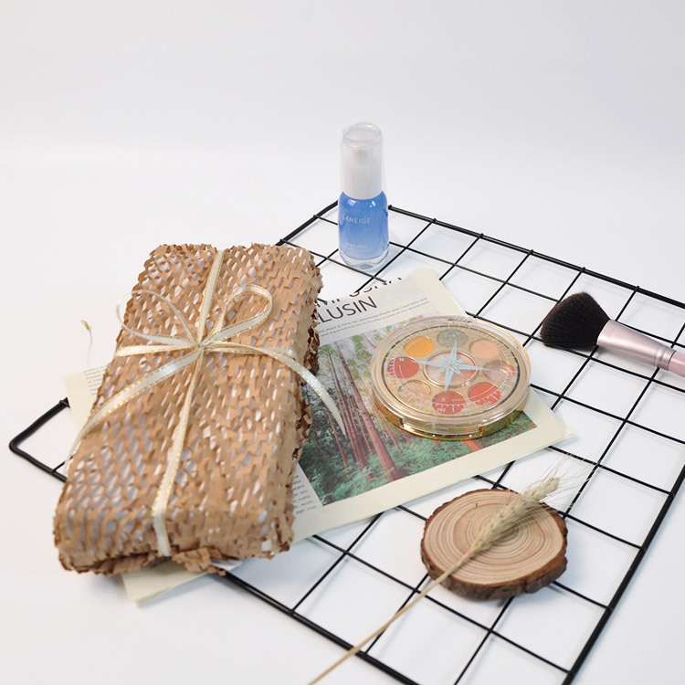 Picture of Manufacturers in stock White Honeycomb Paper Kraft Paper Glass Cosmetic Cushioning Shockproof Packaging Honeycomb Cushioning Paper